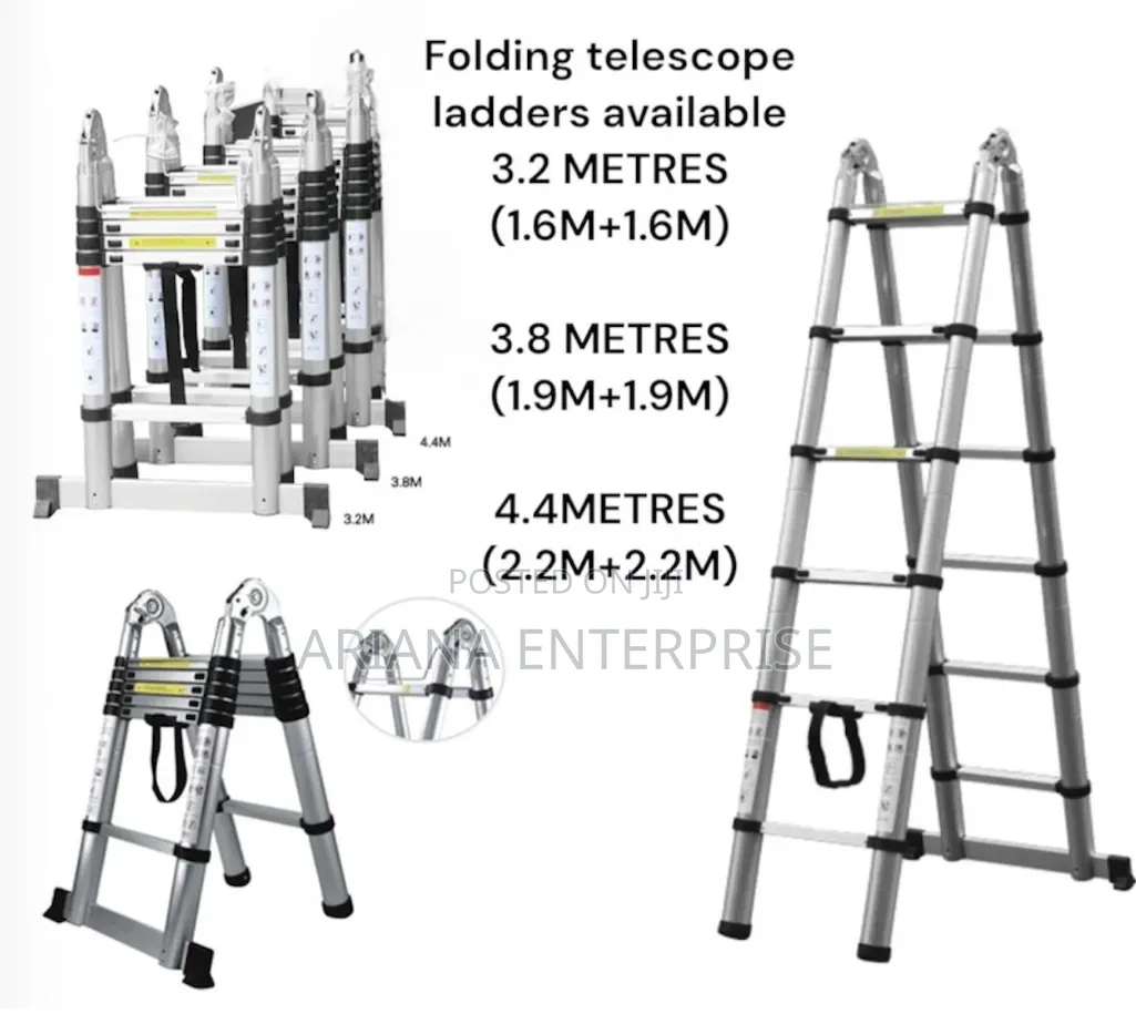 2.8M +2.8M Double-Sided Telescopic Ladder