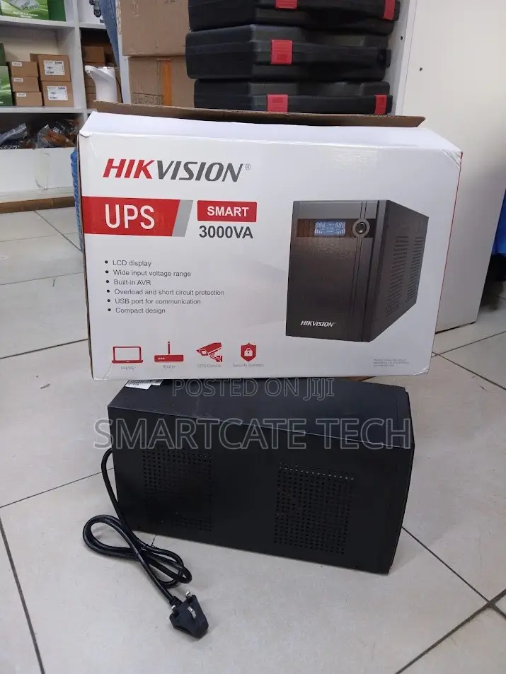Hikvision Smart UPS 3KVA 3000VA – Ideal for Home Office