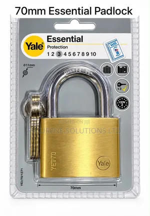 Yale 70mm Essential Series Brass Padlock (Model YE1/70/137)