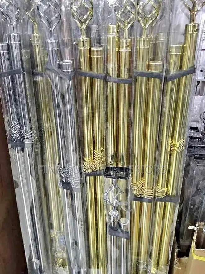 Sleek 2 Meter Double Curtain Rods