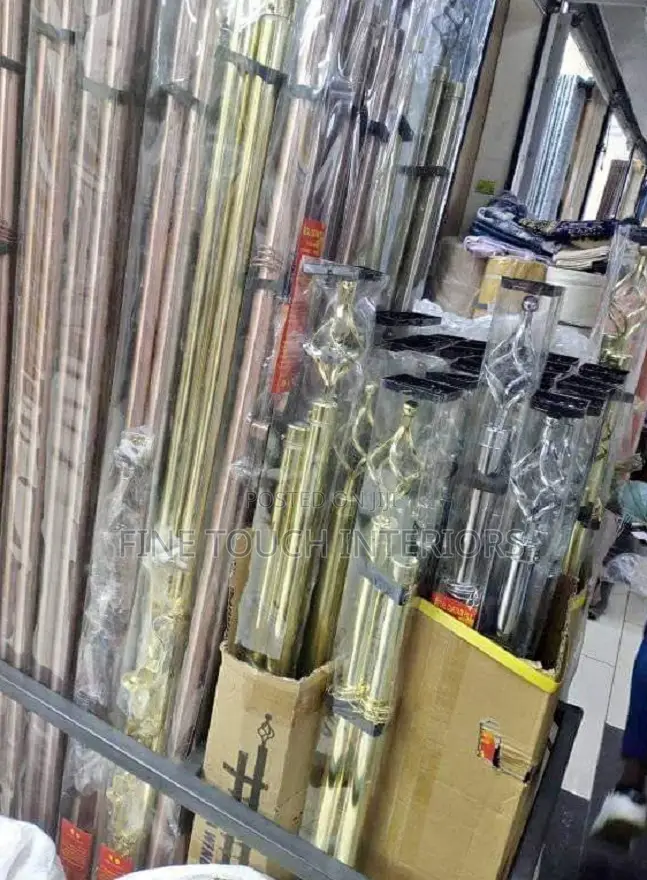 Sleek 2 Meter Double Curtain Rods