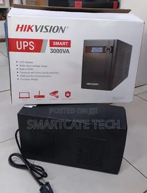 Hikvision 3KVA Smart UPS – 3000VA High-Capacity Power Backup