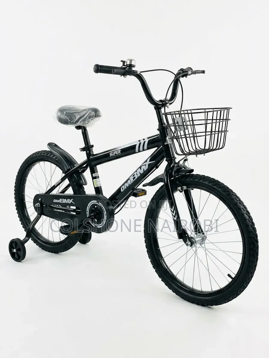 Kids Freestyle BMX Bicycle With Front Basket, and Mudguards