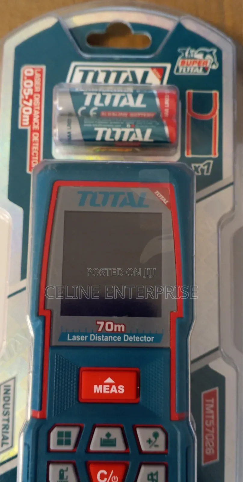 TOTAL Laser Distance Meter 70M – Accurate Digital Measure