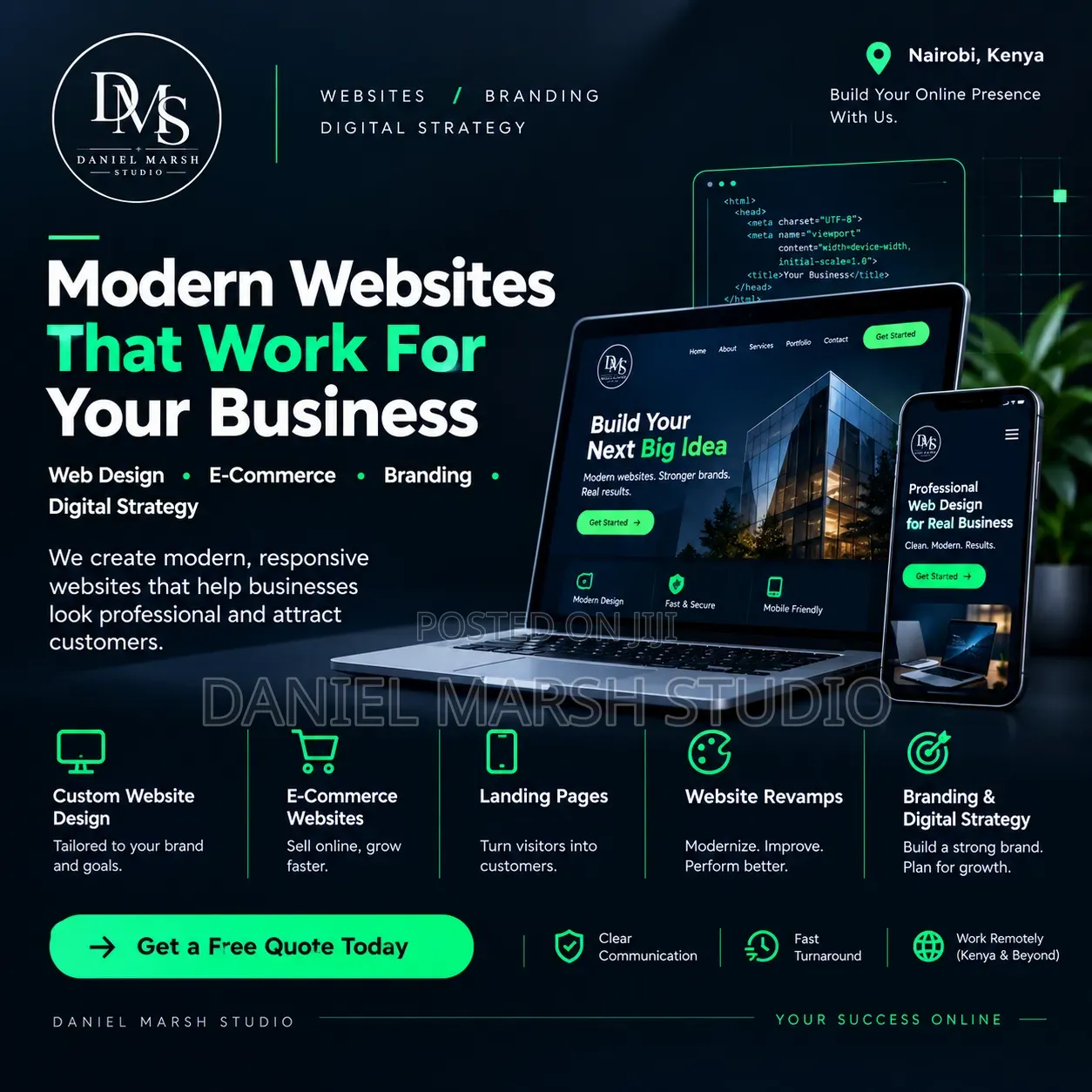 Modern Website Design Development Services