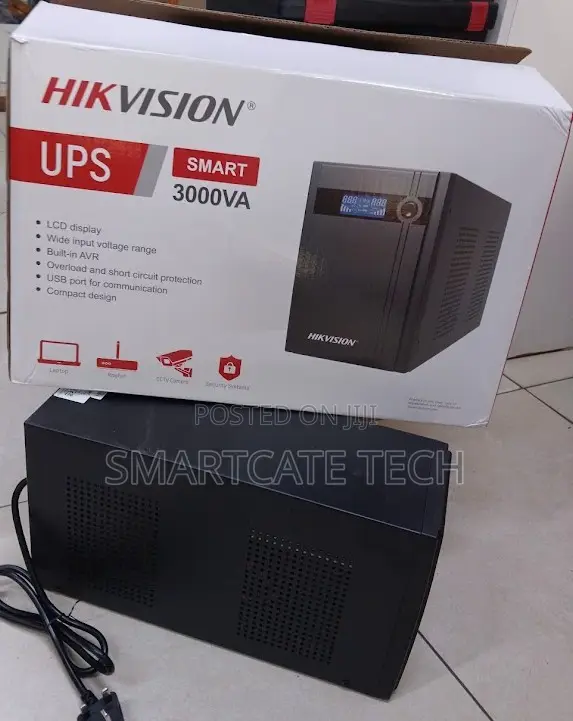 Hikvision 3KVA 3000VA UPS for Reliable Power Backup
