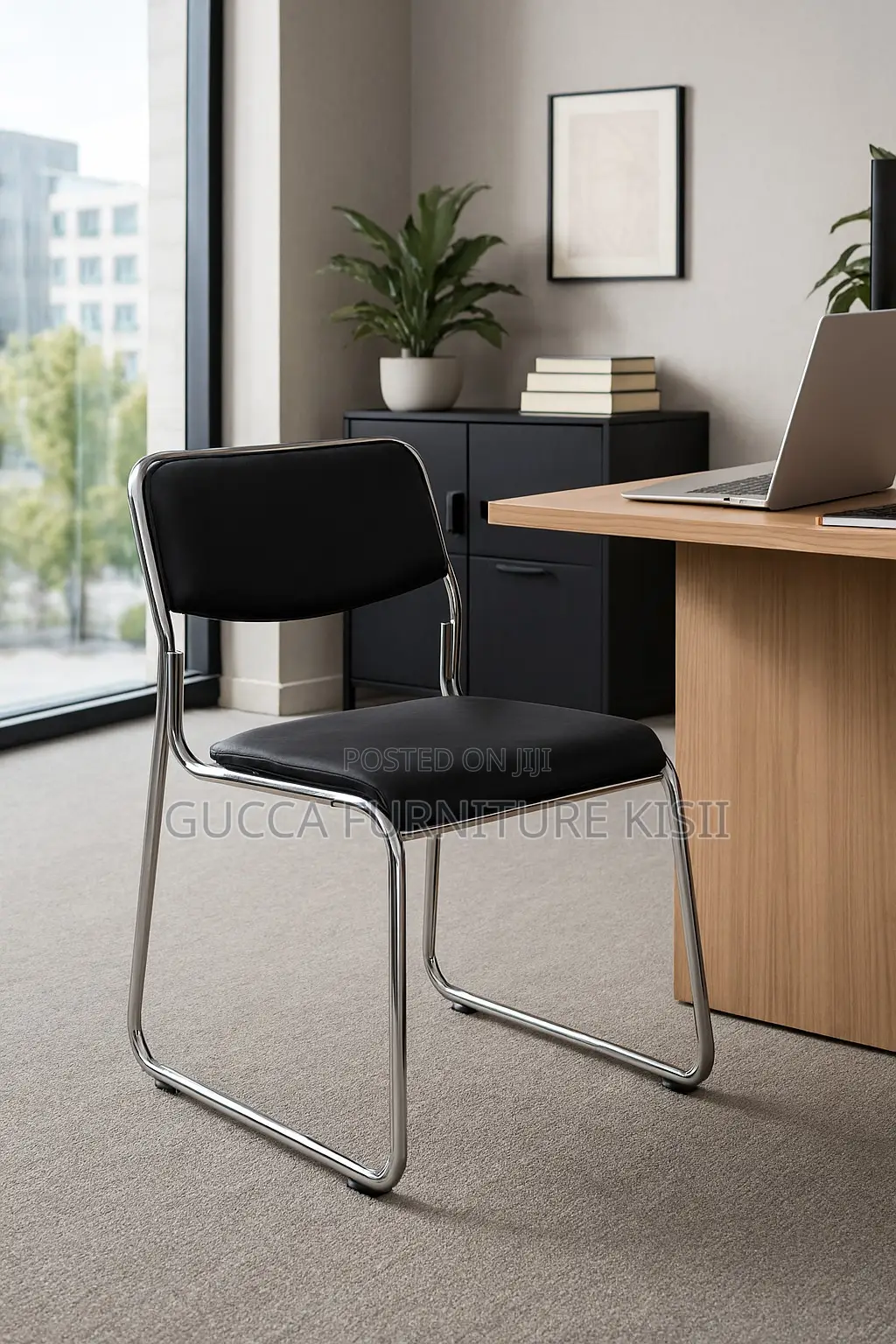 Visitors Chair; Stackable Sleek and Durable Visitors Chair