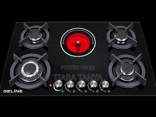 Geline 90cm 3+1 3gas 1electric Inbuilt Gas Hob