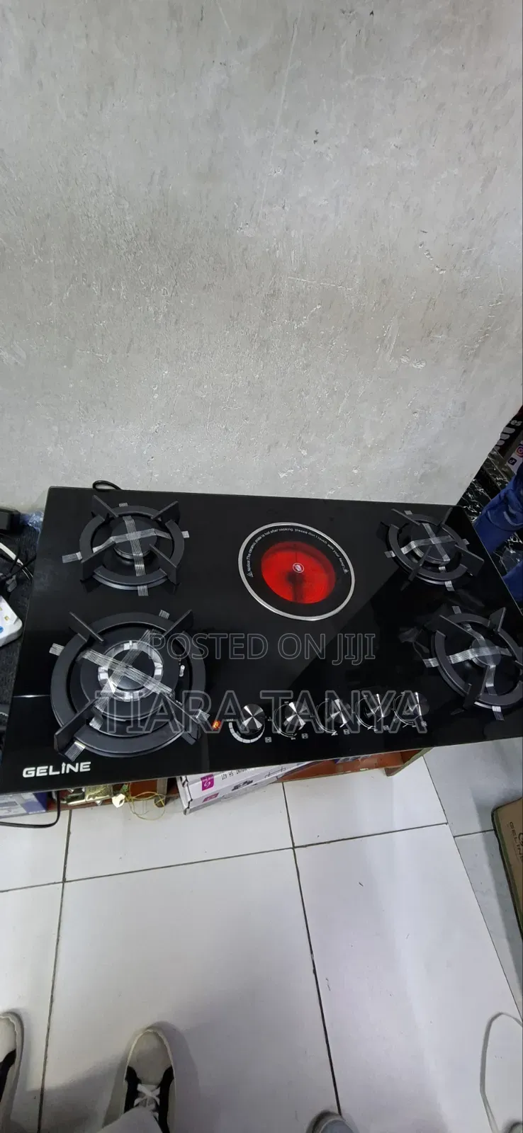 Geline 90cm 3+1 3gas 1electric Inbuilt Gas Hob