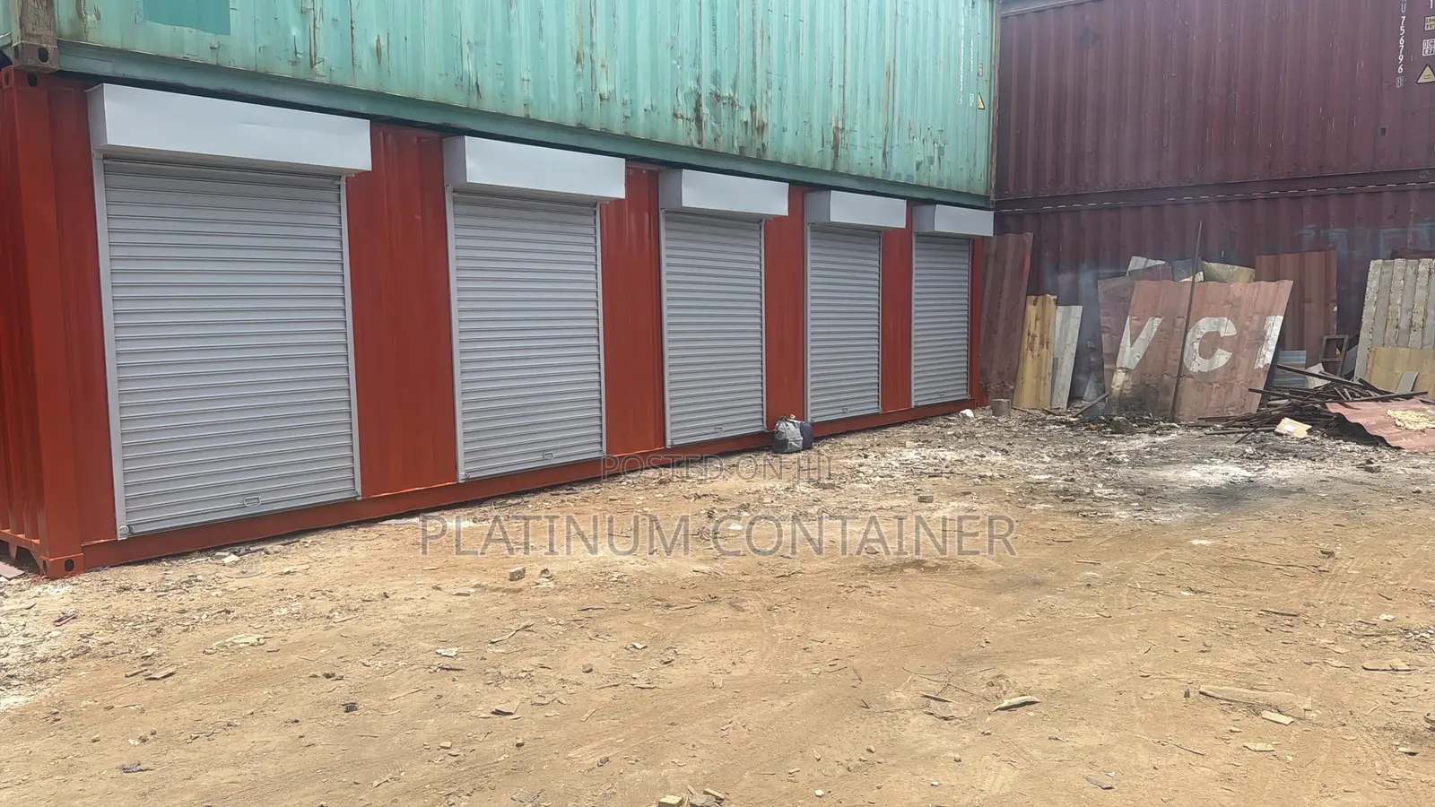 40ft Container Stalls