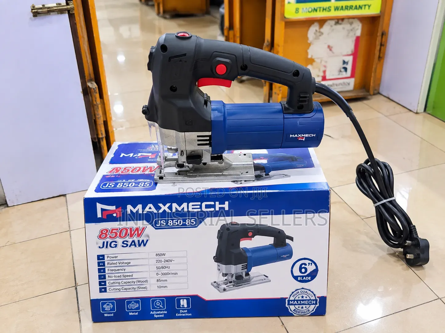 Maxmech 850W Jigsaw Machine | Powerful Wood Metal Cutting Tool