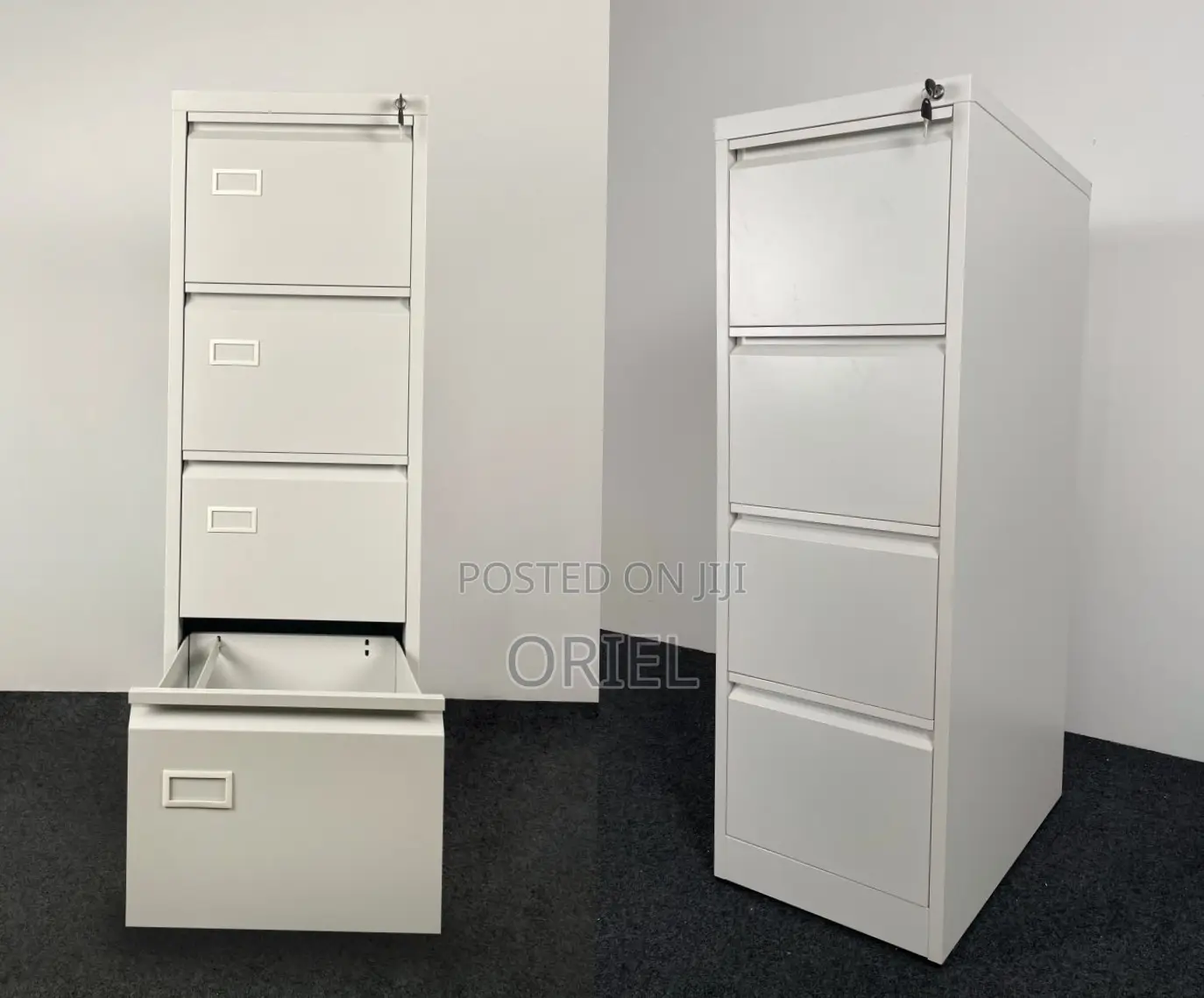 Office Cabinet : Steel Drawer Cabinet With Lock for Office, School.