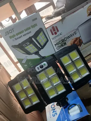 JSOT 300W High-Power Solar Light With a Foldable Three-Head