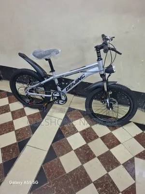 Kids Mountain Bike With Front Suspension, LED Headlight