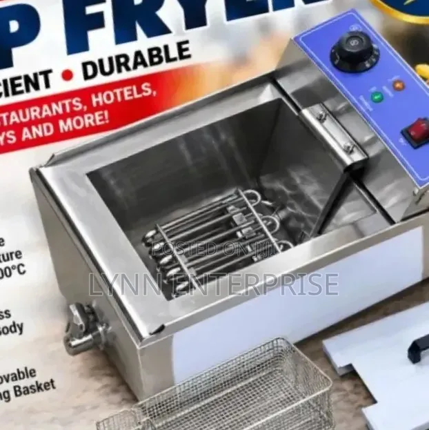 Commercial 10litres Deep Fryer Stainless and Adjustable Temperature
