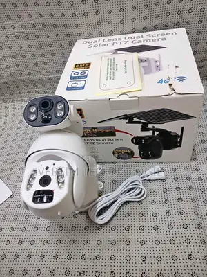 Solar-Powered Security Camera 6MP HD With 4G SIM Card Access