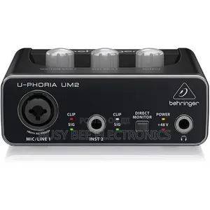 Behringer U-Phoria UM2 Audiophile USB Audio Interface