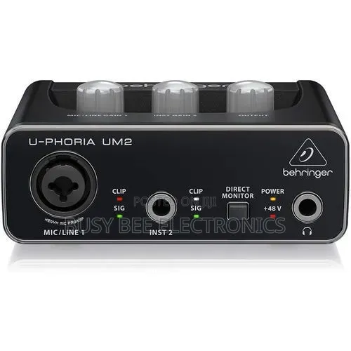 Behringer U-Phoria UM2 Audiophile USB Audio Interface