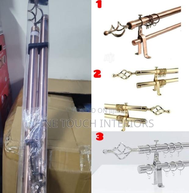 High Quality 2 Meter Double Curtain Rods