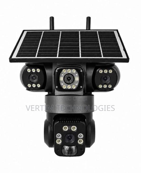 3 in 1 4G Solar Powered CCTV Camera