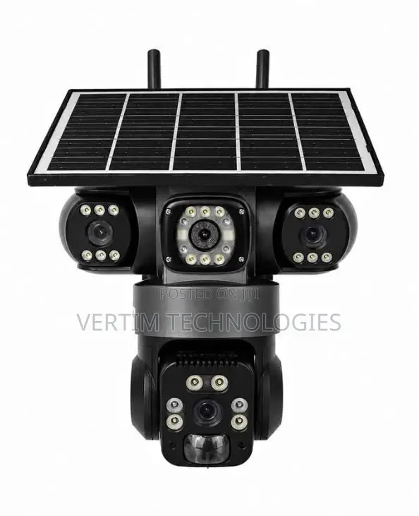 3 in 1 4G Solar Powered CCTV Camera