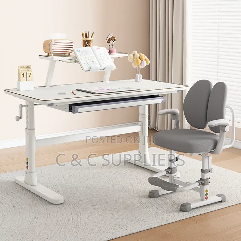 Manual Adjustable Study Desk -120cm