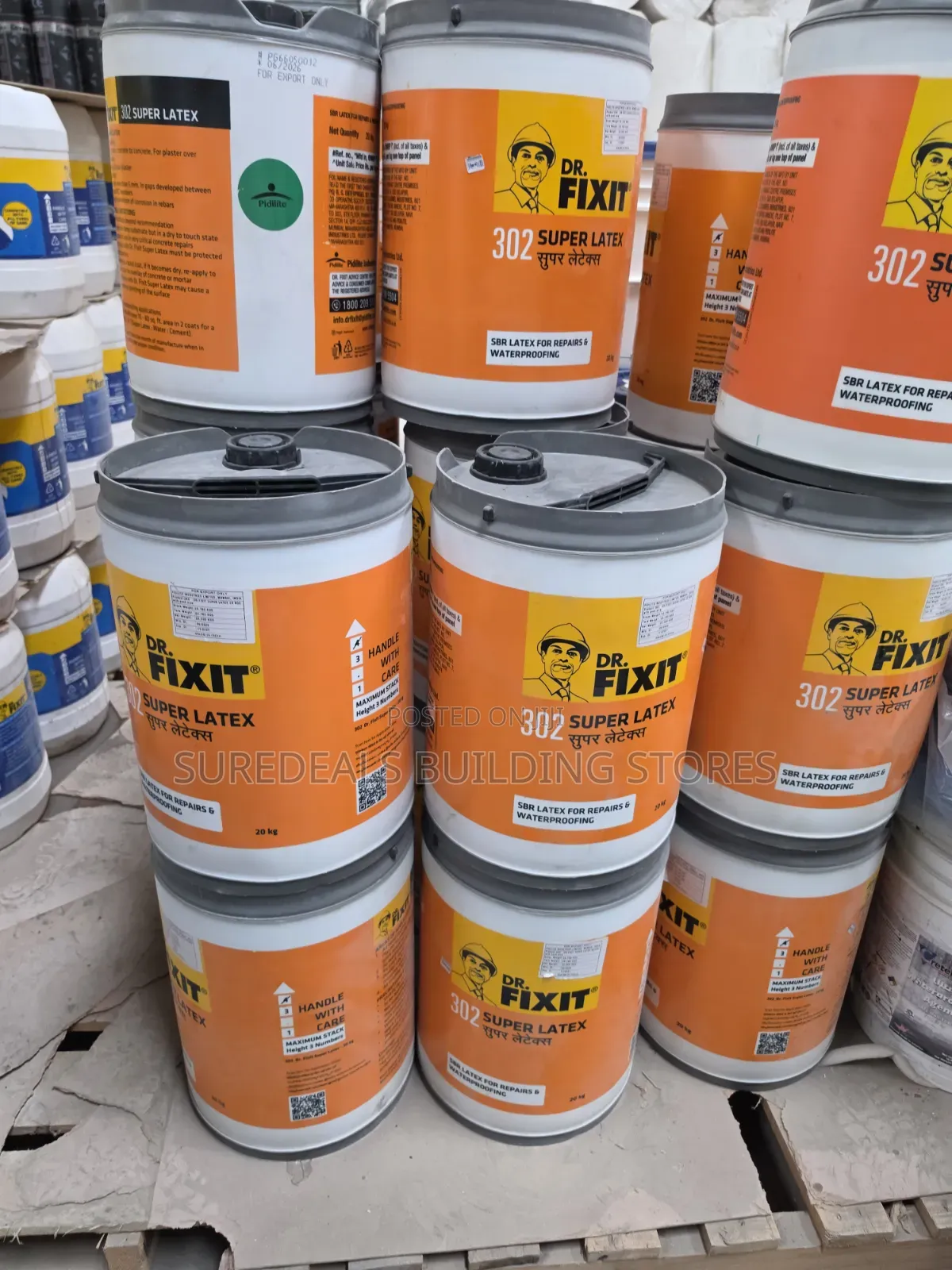 Dr. Fixit 302 Super Latex,20kg - Concrete Bonding Agent