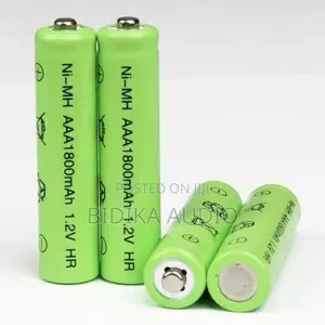 Rechargeable AAA Ni-Cd 1.2V 1800mAh Batteries (4 Pack