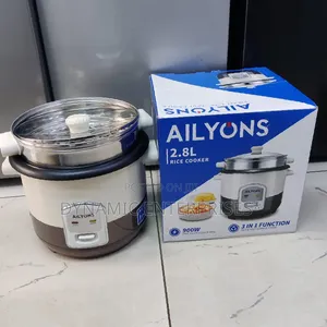 Ailyons Multi Purpose Rice Cooker 
two-Tone Beige and Brown Design