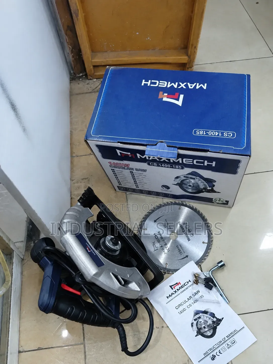 Maxmech 1400W Circular Saw 185mm | Powerful Wood Cutting Machine