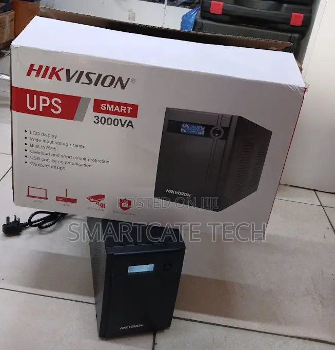 Hikvision 3KVA UPS 3000VA – Backup Power for IT Equipment