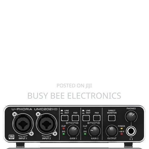 Behringer UMC202HD. 202 Soundcard