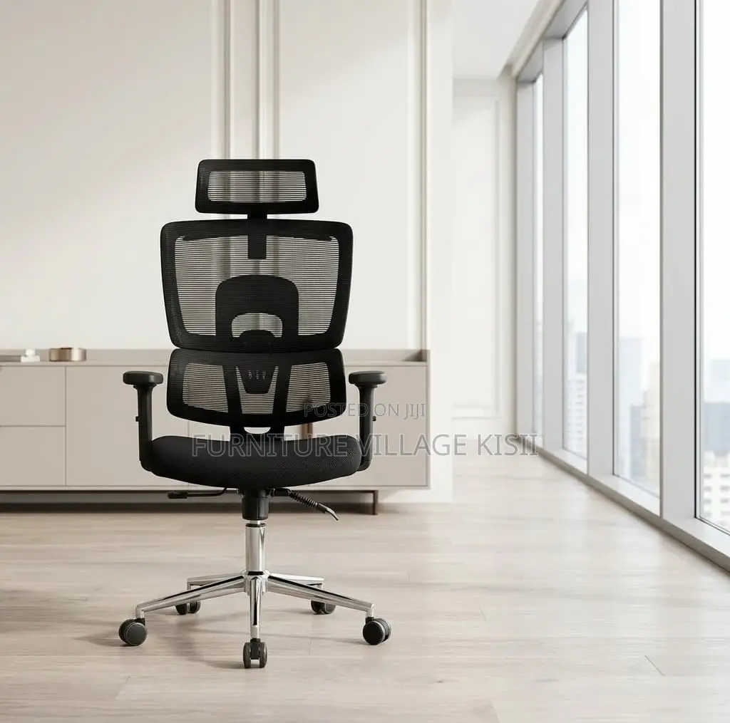 High Back Orthopedic Mesh Office Chair.