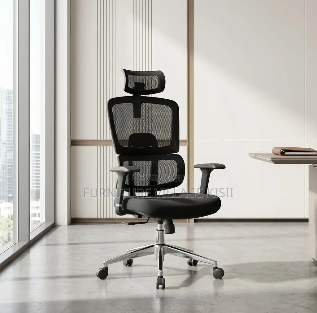 High Back Orthopedic Mesh Office Chair.