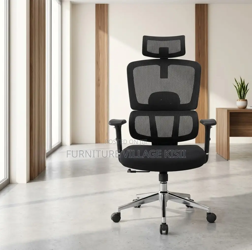 High Back Orthopedic Mesh Office Chair.