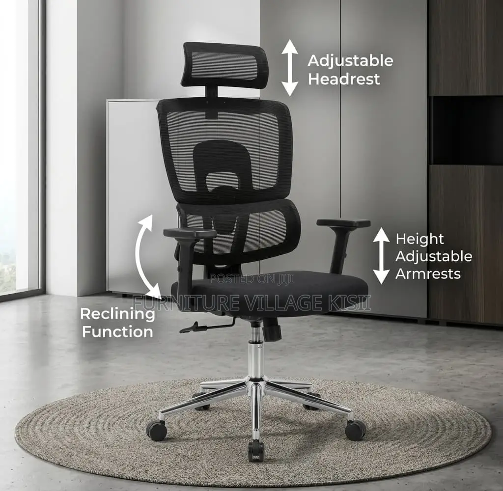 High Back Orthopedic Mesh Office Chair.
