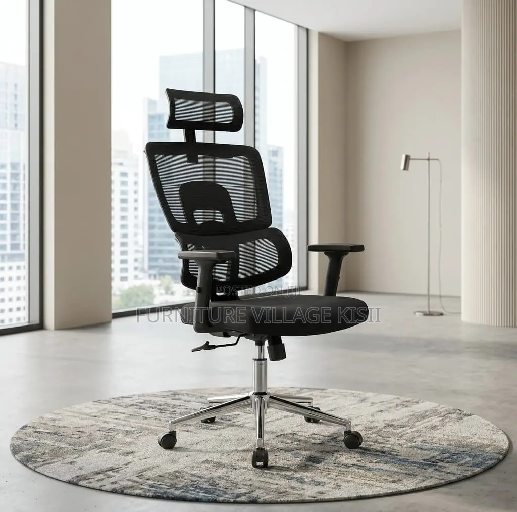 High Back Orthopedic Mesh Office Chair.
