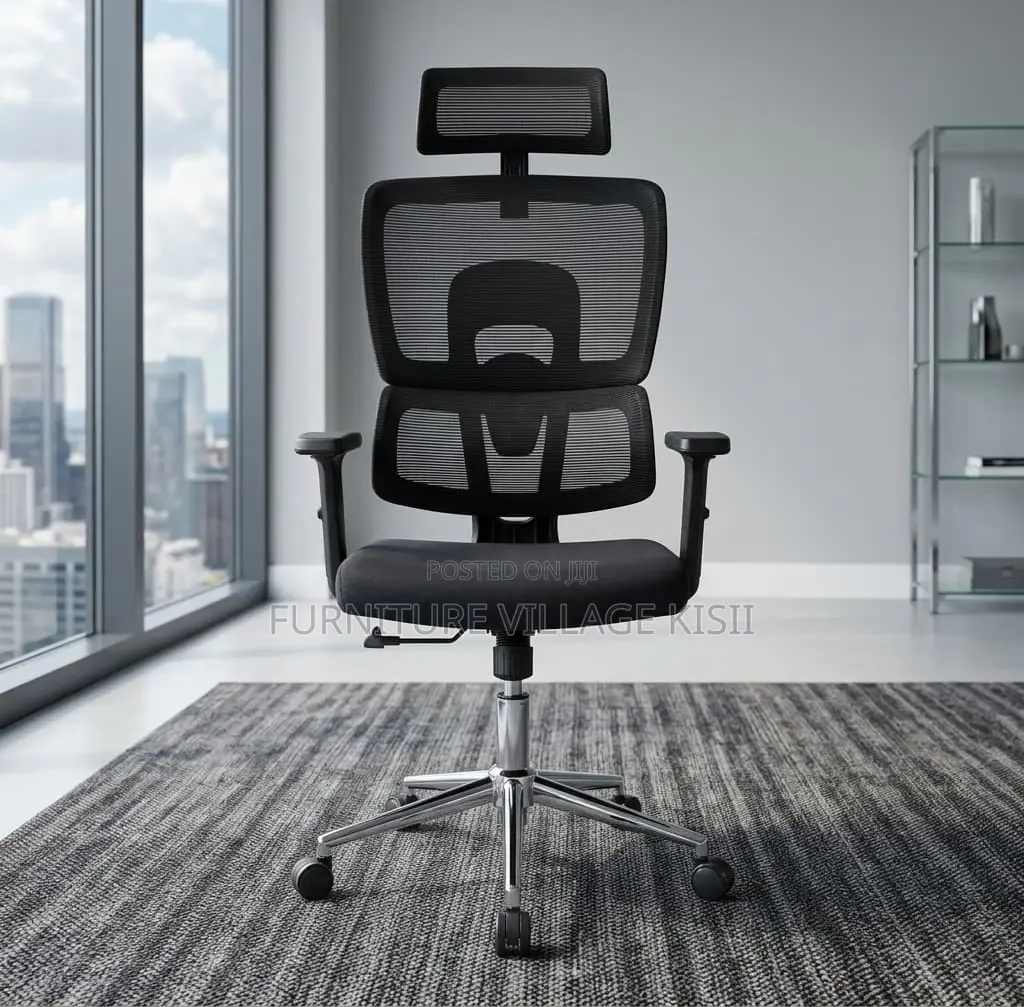 High Back Orthopedic Mesh Office Chair.