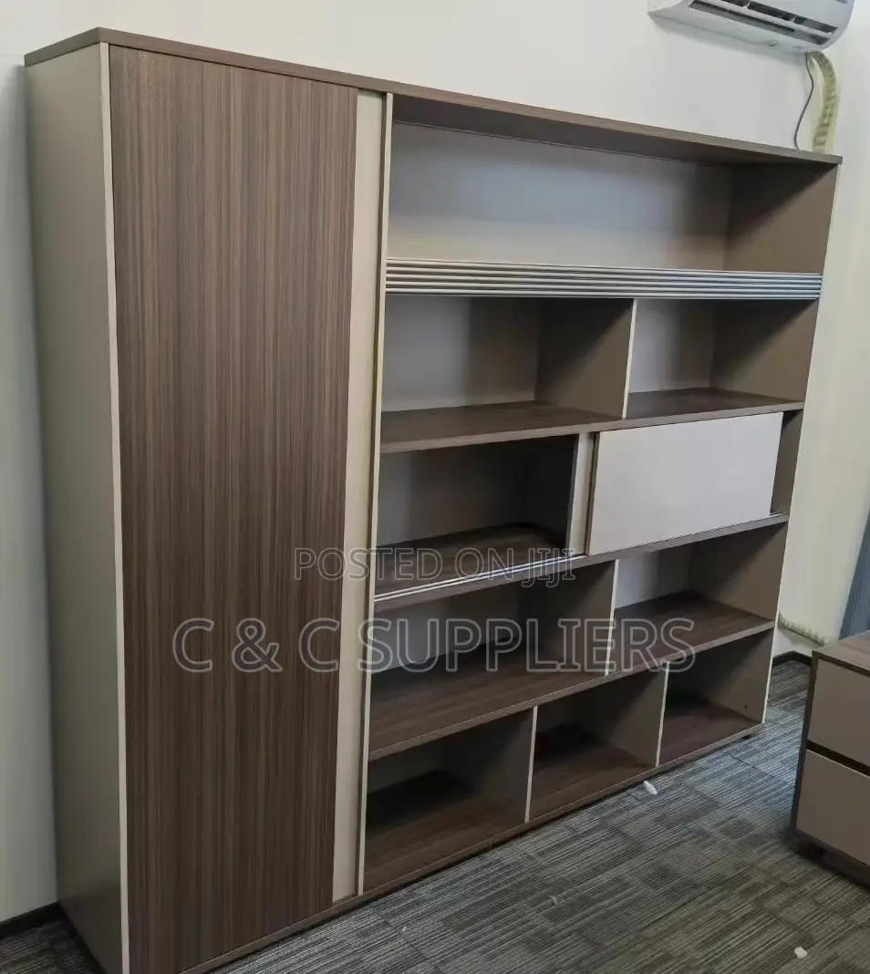 Executive Modern Wall Bookcase.