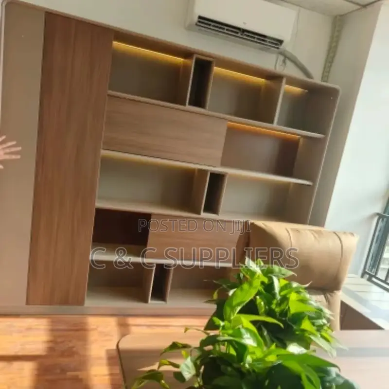 Executive Modern Wall Bookcase.