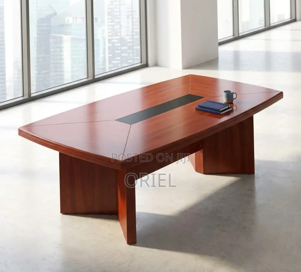 Office Table : 3M Brown Mahogany Meeting Table