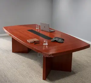 Office Table : 3M Brown Mahogany Meeting Table