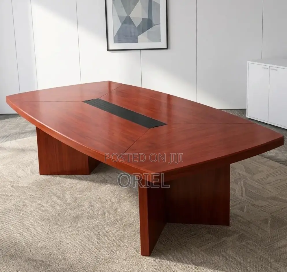 Office Table : 3M Brown Mahogany Meeting Table