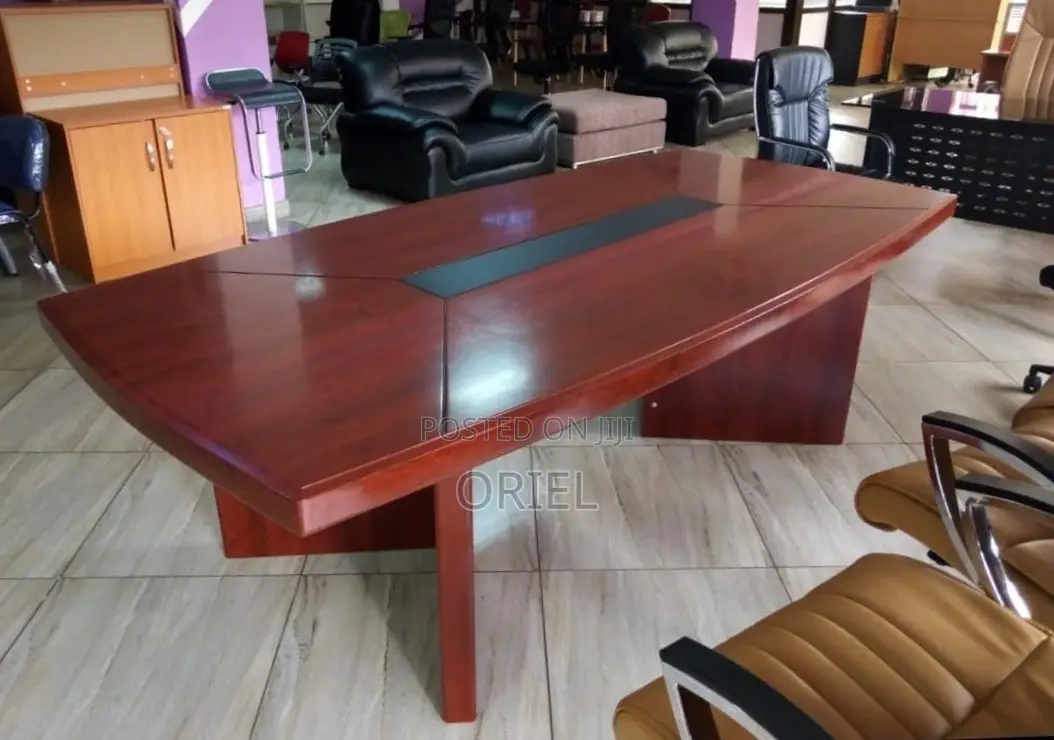 Office Table : 3M Brown Mahogany Meeting Table