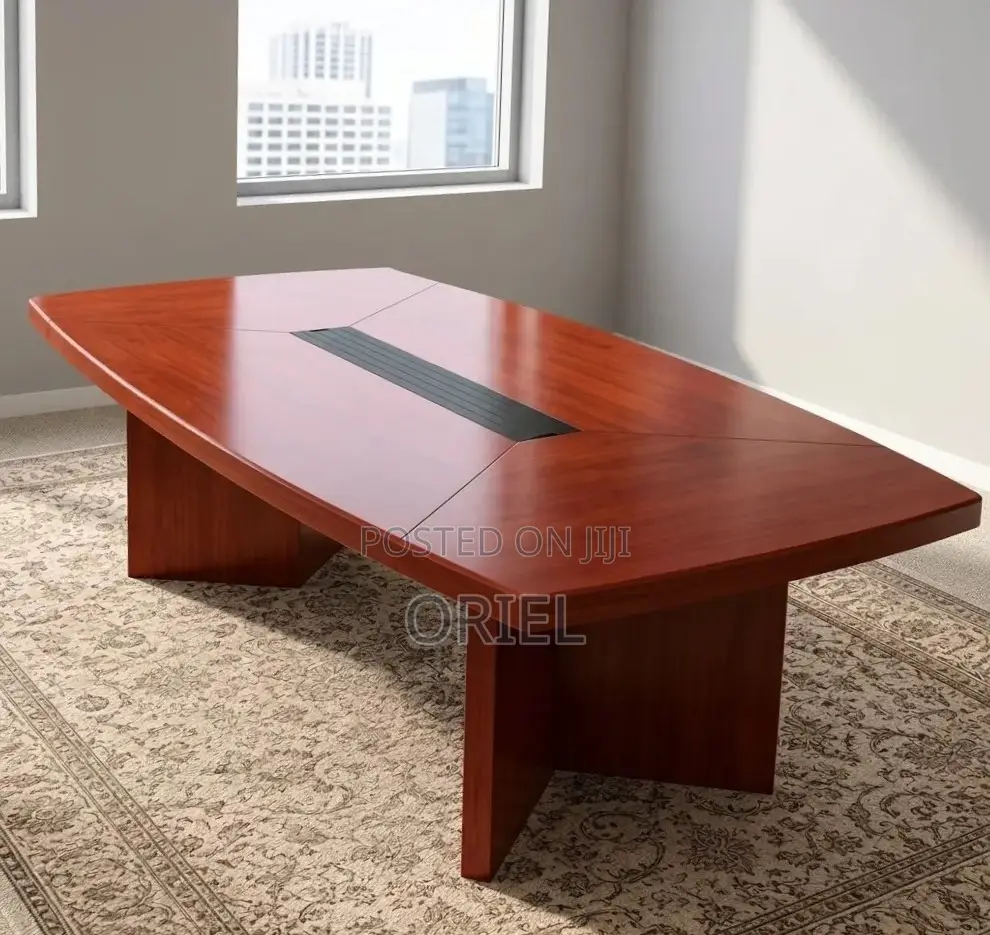 Office Table : 3M Brown Mahogany Meeting Table