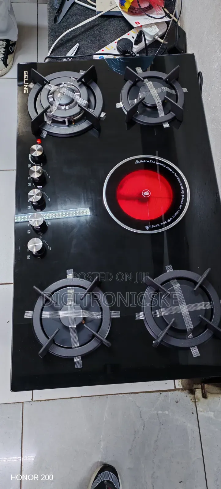 Geline 90cm 4+1 Inbuilt Kitchen Hob