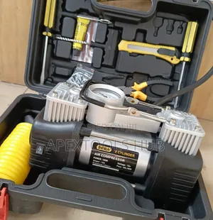 DERA 2-Cylinder 12V Heavy Duty Air Compressor Kit