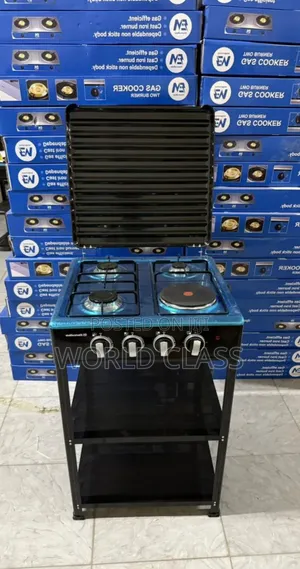 ElectroMate 3+1 Standing Gas Cooker With Shelves
