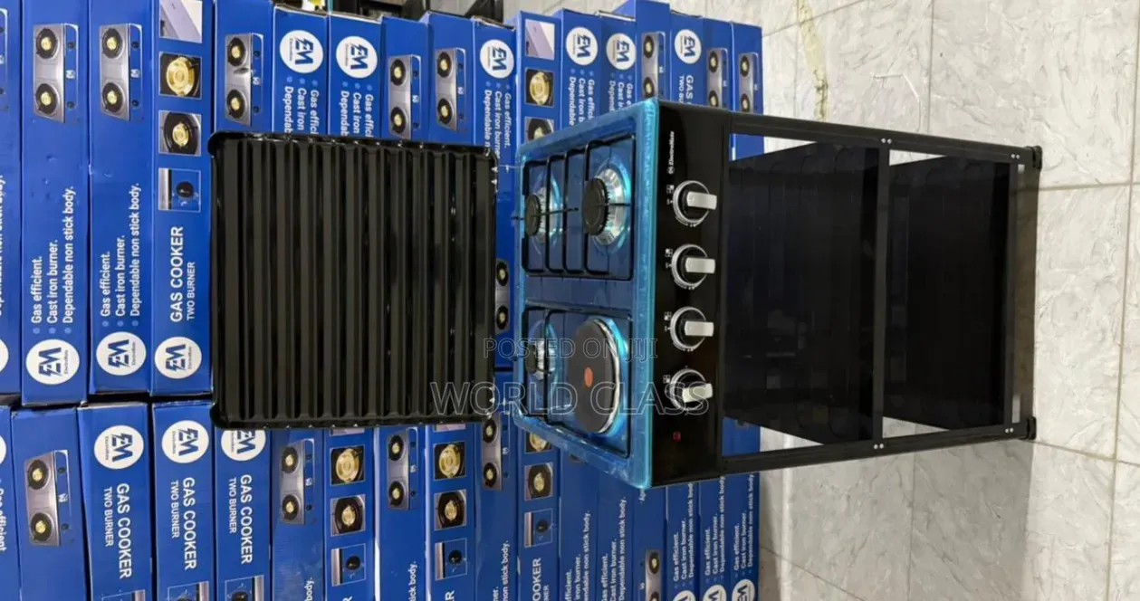 ElectroMate 3+1 Standing Gas Cooker With Shelves