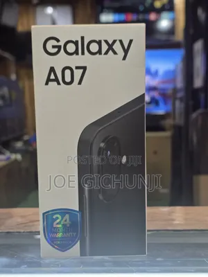 New Samsung Galaxy A07 4G 64 GB Black